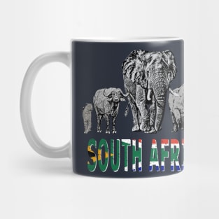 Africa's Big 5 for South Africa Wildlife Fans Mug